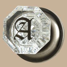 Hartford Crystal Monogrammed Doorknob